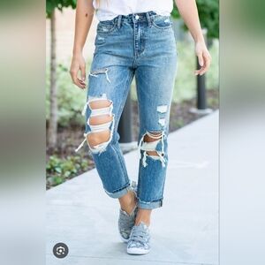 ❤️ VERVET HIGH RISE MOM JEANS, 6 (28)